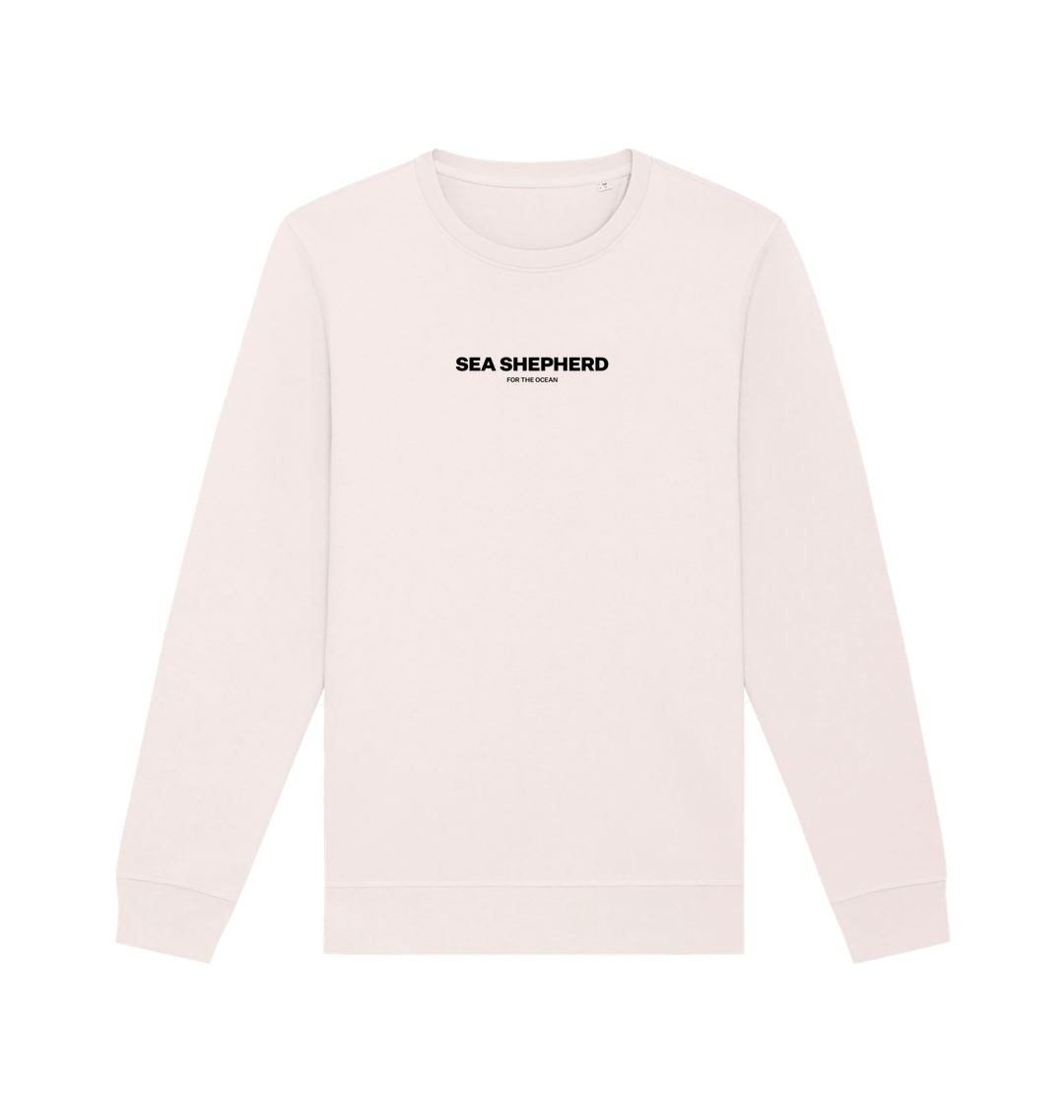 Vintage White Printed Sweater Front